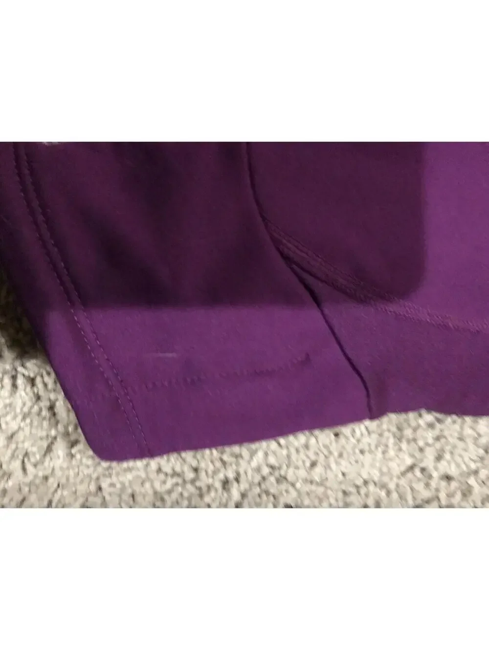 Women's NIKE fitDRY purple hooded long sleeve shirt warm M MEDIUM NIKEFIT runnin